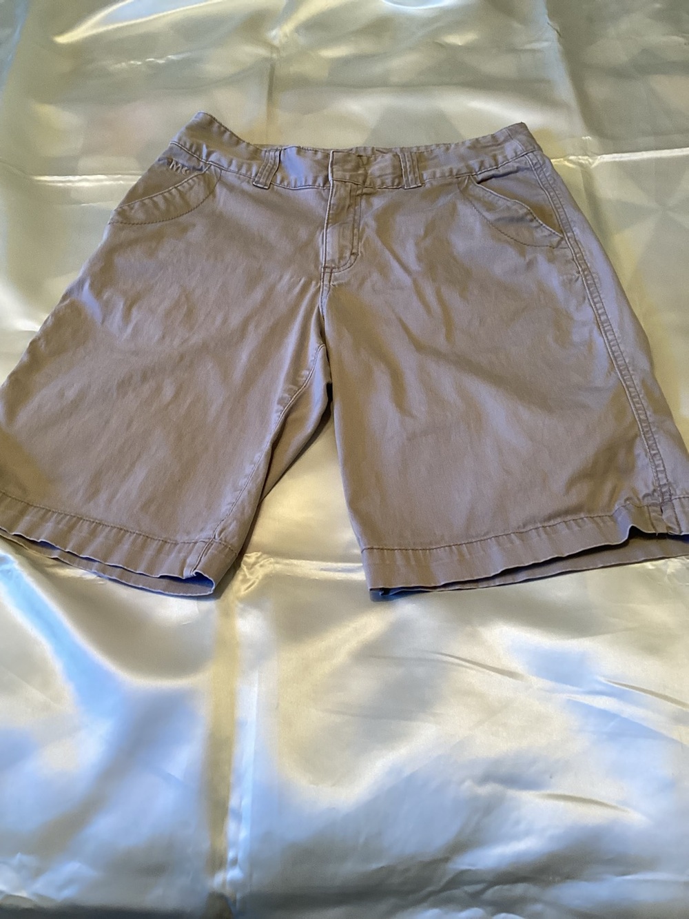 Mountain Khakis lake lodge Womens 8 taupe, hiking, outdoor shorts